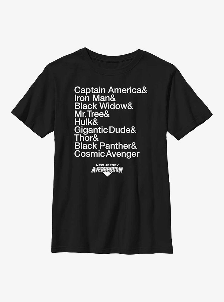 Marvel Ms. Name List Avengercon Youth T-Shirt