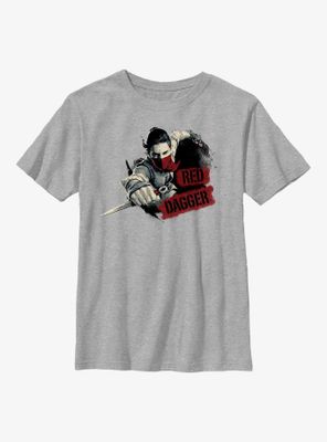 Marvel Ms. Red Dagger Badge Youth T-Shirt