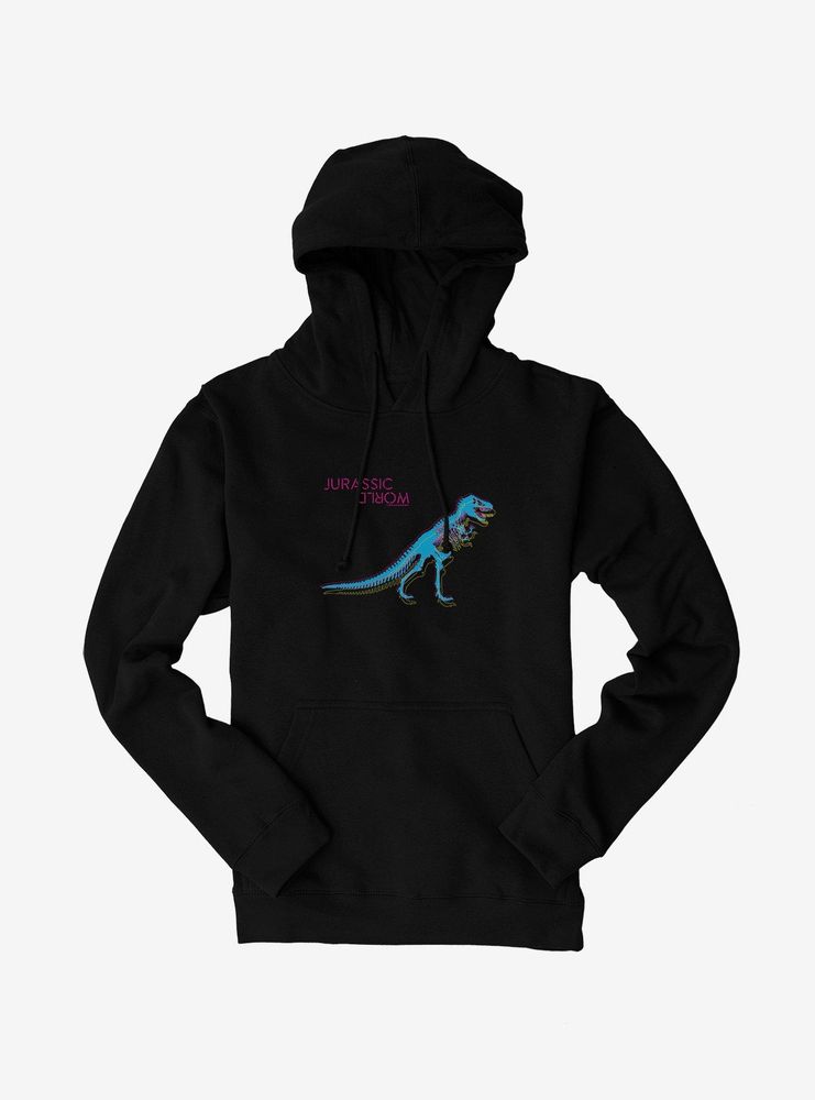 Jurassic World Neon Velociraptor Hoodie