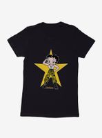 Betty Boop Army Camo and Stars Womens T-Shirt