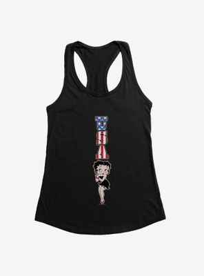 Betty Boop Americana USA Womens Tank Top