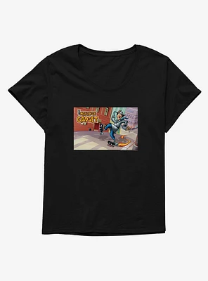 Inspector Gadget Skates Girls T-Shirt Plus