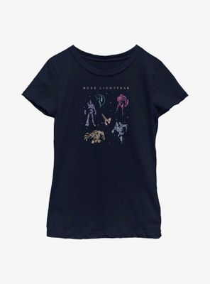Disney Pixar Lightyear Chart Youth Girls T-Shirt