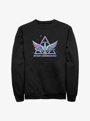 Disney Pixar Lightyear Star Command Rainbow Sweatshirt