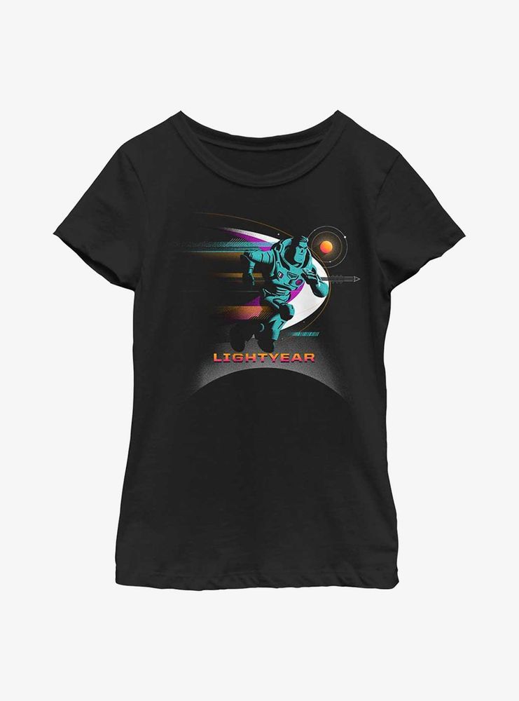 Disney Pixar Lightyear Buzz Run Youth Girls T-Shirt