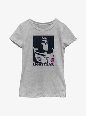Disney Pixar Lightyear Contrast Youth Girls T-Shirt