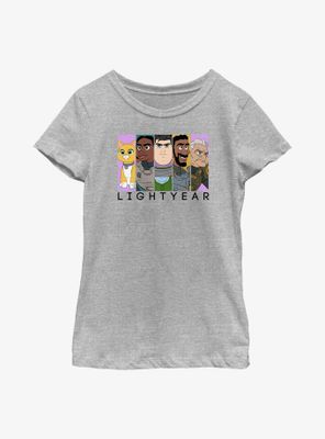 Disney Pixar Lightyear Group Panels Youth Girls T-Shirt