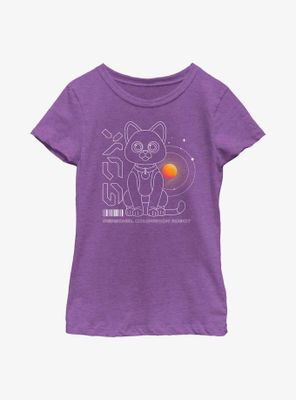 Disney Pixar Lightyear Sox Outline Youth Girls T-Shirt