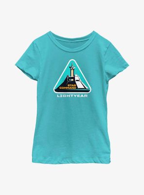 Disney Pixar Lightyear Star Command Triangle Youth Girls T-Shirt
