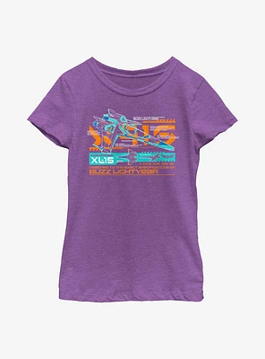 Disney Pixar Lightyear XL-15 Youth Girls T-Shirt
