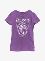 Disney Pixar Lightyear Zurg Badge Youth Girls T-Shirt