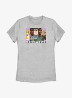 Disney Pixar Lightyear Group Panels Womens T-Shirt