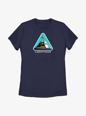 Disney Pixar Lightyear Star Command Triangle Womens T-Shirt