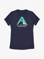 Disney Pixar Lightyear Star Command Triangle Womens T-Shirt