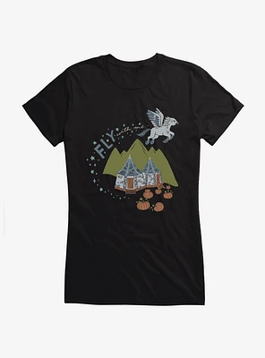 Harry Potter Buckbeak Fly With Me Girls T-Shirt