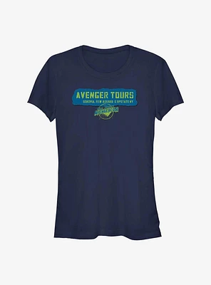 Marvel Ms. Avenger Tours Avengercon Girls T-Shirt