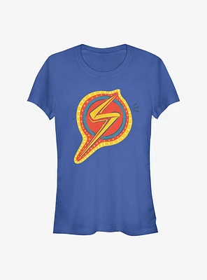 Marvel Ms. Decorative Symbol Girls T-Shirt