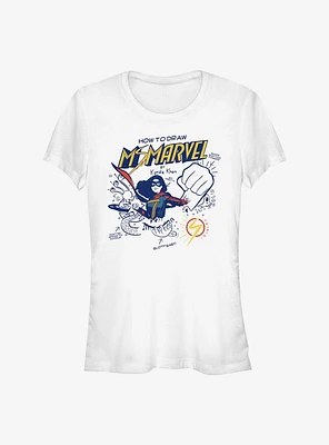 Marvel Ms. How To Draw Girls T-Shirt