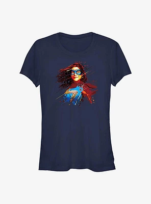 Marvel Ms. Marvelous Portrait Girls T-Shirt