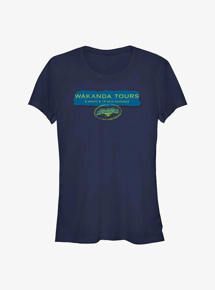 Marvel Ms. Avengerscon Wakanda Tours Girls T-Shirt