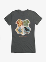 Harry Potter Hogwarts Animals Shield Girls T-Shirt