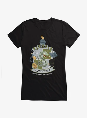 Harry Potter Slytherin Proud Girls T-Shirt