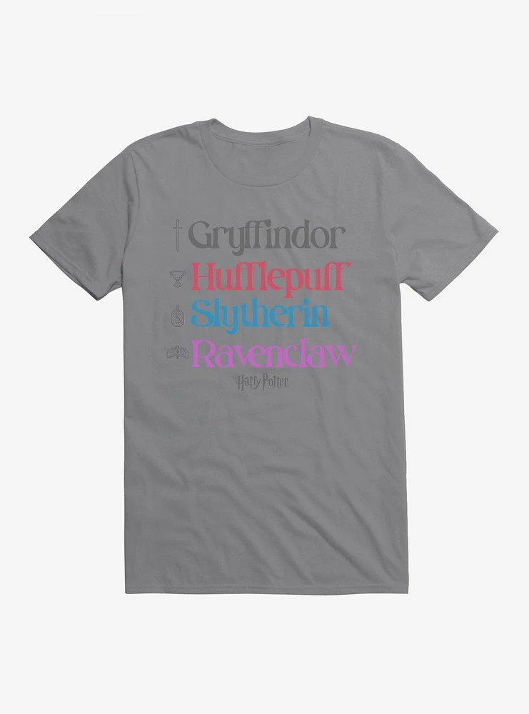 Harry Potter Houses Lineup T-Shirt