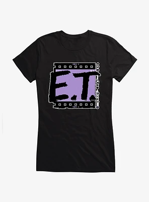 E.T. Film Letter Girls T-Shirt