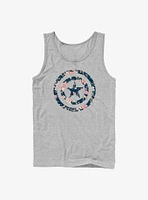 Marvel Captain America Floral Shield Tank