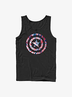 Marvel Captain America Tie-Dye Shield Tank