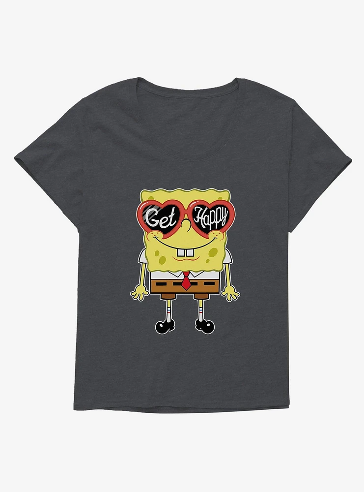 SpongeBob SquarePants Get Happy Girls T-Shirt Plus
