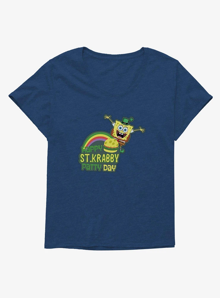 SpongeBob SquarePants Happy St. Krabby Patty Day Girls T-Shirt Plus