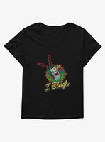 SpongeBob SquarePants I Sleigh Girls T-Shirt Plus