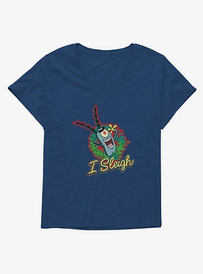 SpongeBob SquarePants I Sleigh Girls T-Shirt Plus