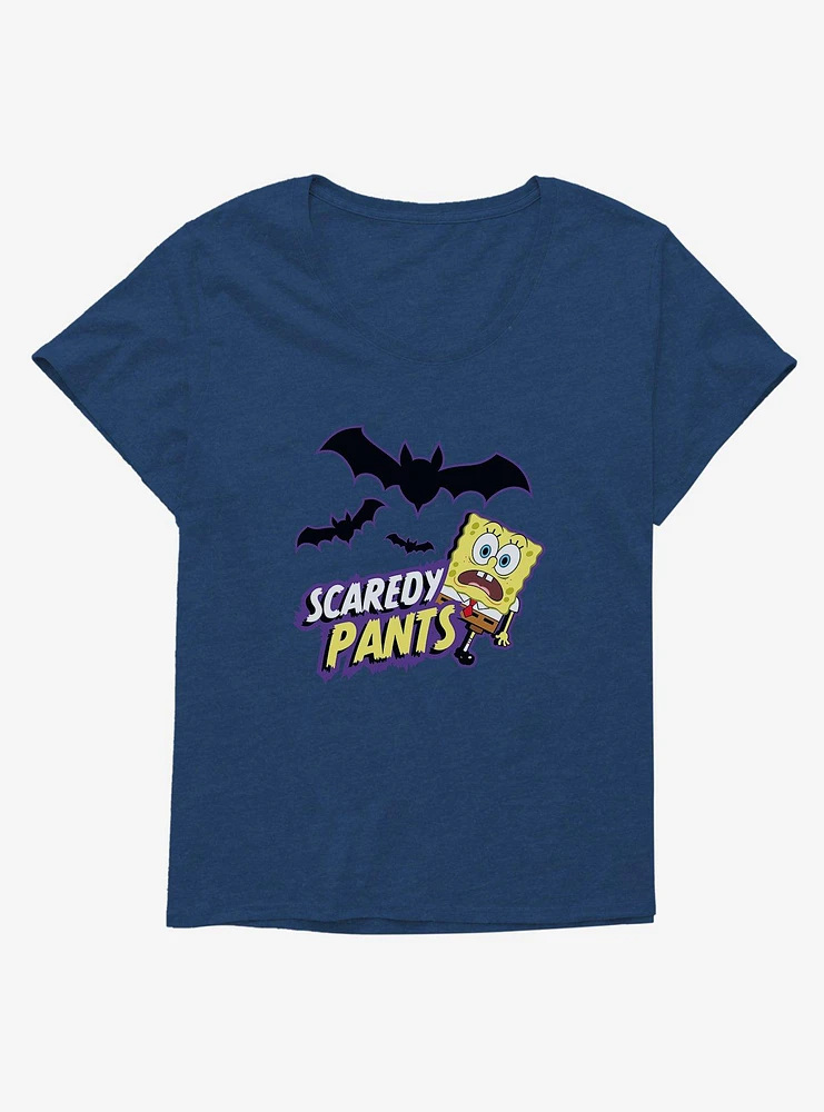 SpongeBob SquarePants Scaredy Pants Girls T-Shirt Plus