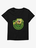 SpongeBob SquarePants St. Patrick's Day Icon Girls T-Shirt Plus