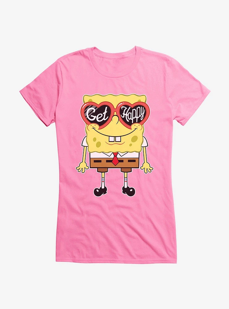 SpongeBob SquarePants Get Happy Girls T-Shirt