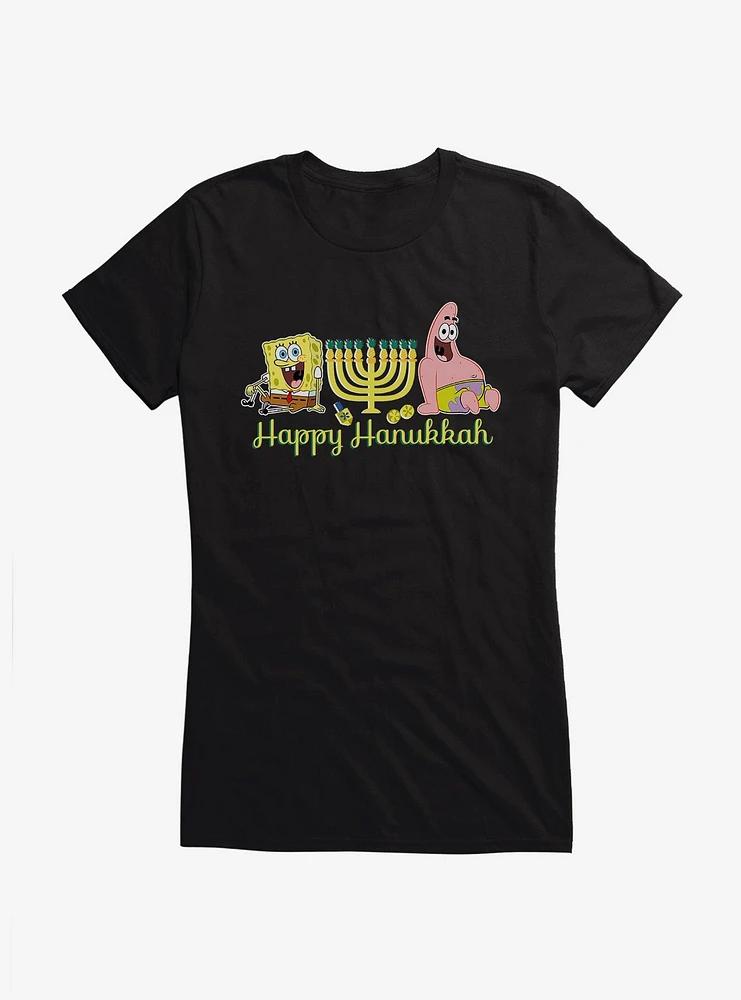 SpongeBob SquarePants Happy Hanukkah Duo Girls T-Shirt