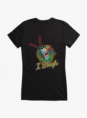 SpongeBob SquarePants I Sleigh Girls T-Shirt
