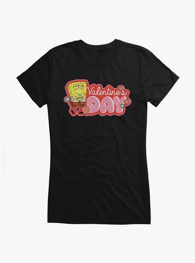 SpongeBob SquarePants Valentine's Day Icon Girls T-Shirt