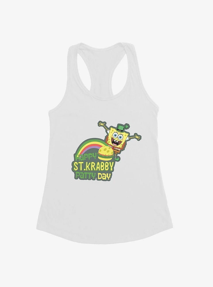 SpongeBob SquarePants Happy St. Krabby Patty Day Girls Tank