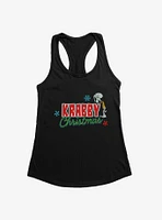 SpongeBob SquarePants Krabby Christmas Lights Girls Tank