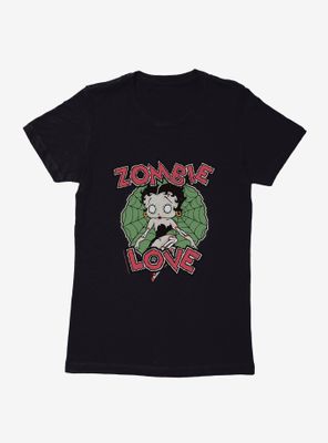 Betty Boop Zombie Love Womens T-Shirt