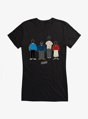 Seinfeld Drawing Art Style Girls T-Shirt