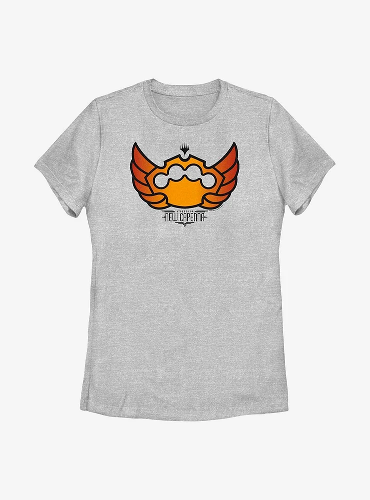 Magic: The Gathering Streets Of New Capenna Knuckles Crest Womens T-Shirt