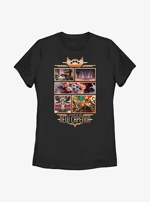 Magic: The Gathering Streets Of New Capenna Collage Womens T-Shirt