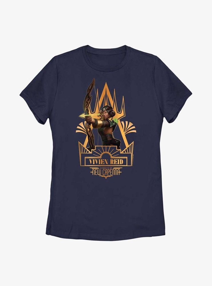 Magic: The Gathering Streets Of New Capenna Vivien Reid Deco Womens T-Shirt