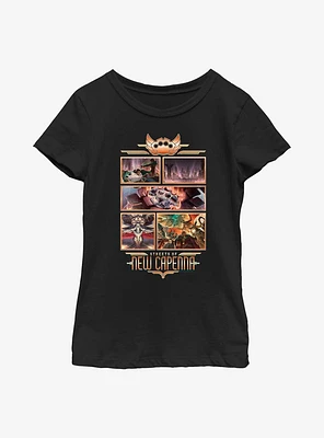 Magic: The Gathering Streets Of New Capenna Collage Youth Girls T-Shirt