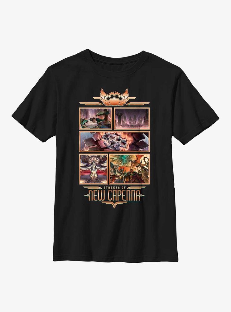 Magic: The Gathering Streets Of New Capenna Collage Youth T-Shirt