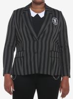 Wednesday Nevermore Girls Cosplay Blazer Plus